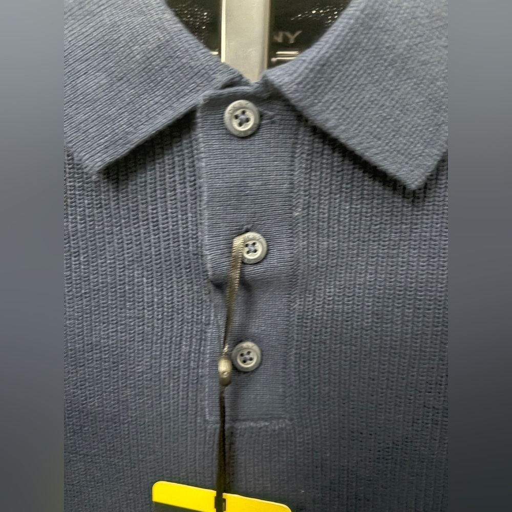 DKNY Deep Blue Men's Polo Shirt - Picture 7 of 11